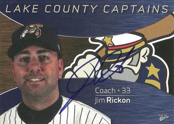 2008 MultiAd Lake County Captains #28 Jim Rickon Front