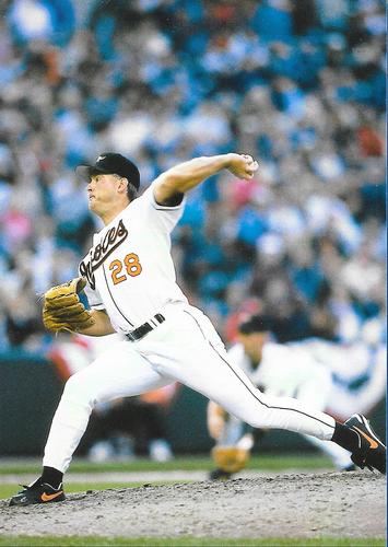1997 Baltimore Orioles Photocards #NNO Randy Myers Front
