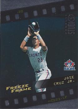 1998 Studio - Freeze Frame #20 Jose Cruz Jr. Front