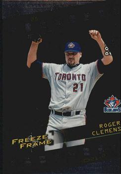 1998 Studio - Freeze Frame #25 Roger Clemens Front