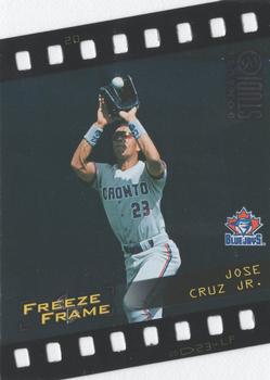 1998 Studio - Freeze Frame Die Cuts #20 Jose Cruz Jr. Front