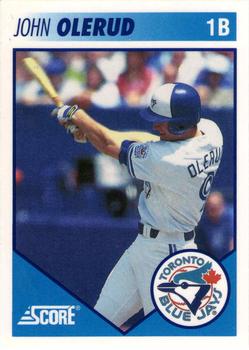 1991 Score Toronto Blue Jays #18 John Olerud Front