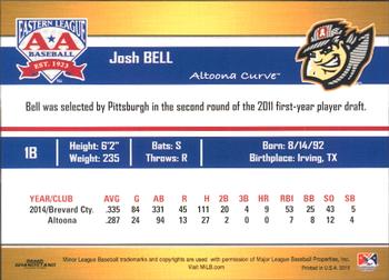 2015 Grandstand Eastern League Top Prospects #NNO Josh Bell Back