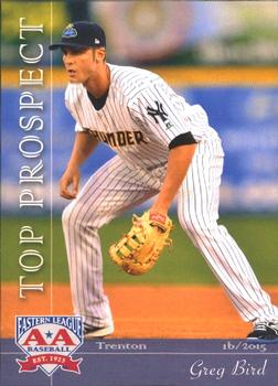2015 Grandstand Eastern League Top Prospects #NNO Greg Bird Front