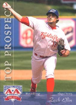 2015 Grandstand Eastern League Top Prospects #NNO Zach Eflin Front