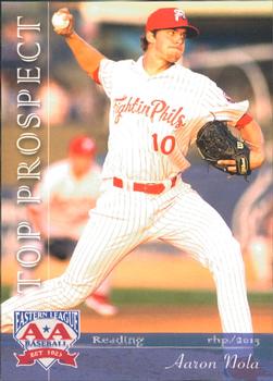 2015 Grandstand Eastern League Top Prospects #NNO Aaron Nola Front