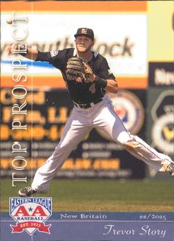 2015 Grandstand Eastern League Top Prospects #NNO Trevor Story Front
