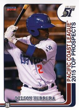 2015 Choice Pacific Coast League Top Prospects #12 Dilson Herrera Front