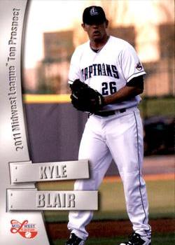 2011 Grandstand Midwest League Top Prospects #NNO Kyle Blair Front