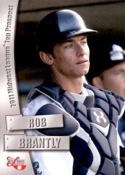 2011 Grandstand Midwest League Top Prospects #NNO Rob Brantly Front