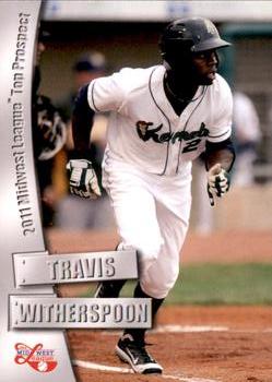 2011 Grandstand Midwest League Top Prospects #NNO Travis Witherspoon Front