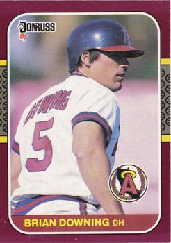 1987 Donruss Opening Day #9 Brian Downing Front
