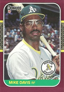1987 Donruss Opening Day #21 Mike Davis Front