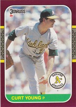 1987 Donruss Opening Day #29 Curt Young Front