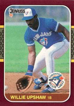 1987 Donruss Opening Day #30 Willie Upshaw Front