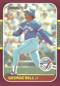 1987 Donruss Opening Day #39 George Bell Front