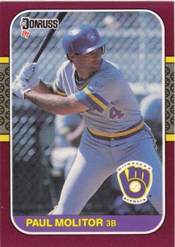 1987 Donruss Opening Day #54 Paul Molitor Front