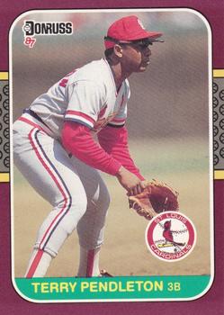 1987 Donruss Opening Day #62 Terry Pendleton Front