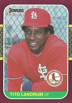 1987 Donruss Opening Day #66 Tito Landrum Front