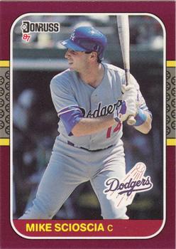 1987 Donruss Opening Day #82 Mike Scioscia Front