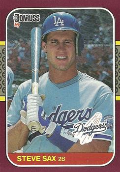 1987 Donruss Opening Day #85 Steve Sax Front