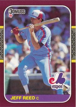 1987 Donruss Opening Day #92 Jeff Reed Front
