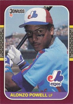 1987 Donruss Opening Day #93 Alonzo Powell Front