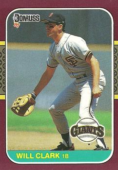 1987 Donruss Opening Day #96 Will Clark Front