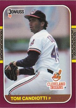 1987 Donruss Opening Day #104 Tom Candiotti Front