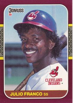 1987 Donruss Opening Day #111 Julio Franco Front