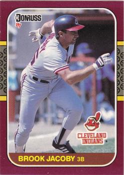 1987 Donruss Opening Day #112 Brook Jacoby Front