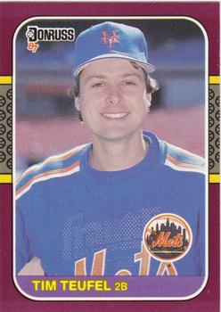 1987 Donruss Opening Day #131 Tim Teufel Front