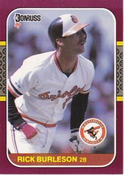 1987 Donruss Opening Day #134 Rick Burleson Front