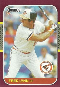 1987 Donruss Opening Day #135 Fred Lynn Front
