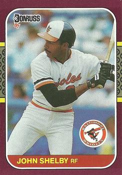 1987 Donruss Opening Day #139 John Shelby Front