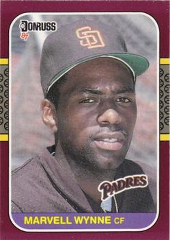 1987 Donruss Opening Day #144 Marvell Wynne Front