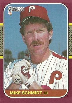 1987 Donruss Opening Day #160 Mike Schmidt Front