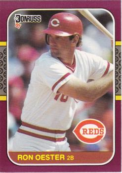 1987 Donruss Opening Day #195 Ron Oester Front