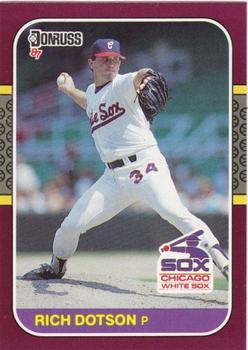 1987 Donruss Opening Day #238 Rich Dotson Front