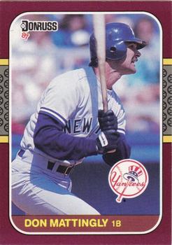 1987 Donruss Opening Day #241 Don Mattingly Front