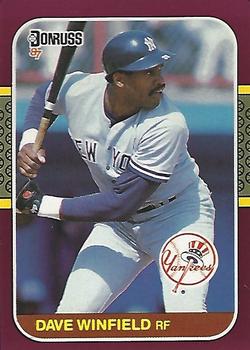 1987 Donruss Opening Day #243 Dave Winfield Front