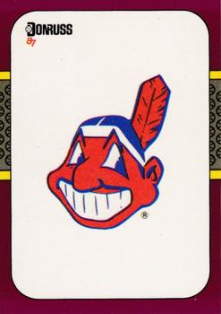 1987 Donruss Opening Day #259 Indians Logo/Checklist Front