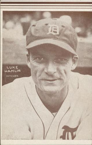 1934 Detroit Tigers (Annis Furs) #NNO Luke Hamlin Front