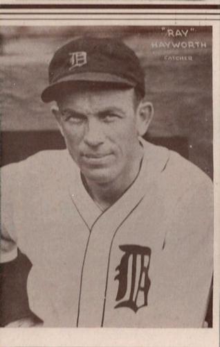 1934 Detroit Tigers (Annis Furs) #NNO Ray Hayworth Front