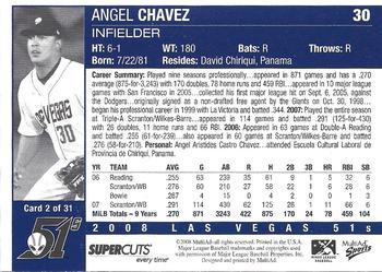 2008 MultiAd Las Vegas 51s #2 Angel Chavez Back