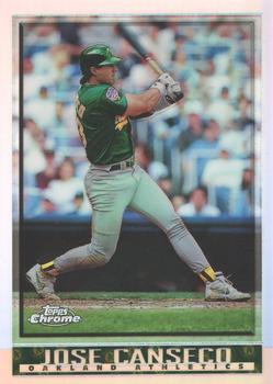 1998 Topps Chrome - Refractors #110 Jose Canseco Front