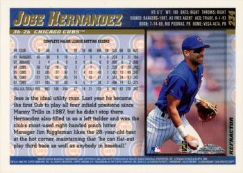1998 Topps Chrome - Refractors #234 Jose Hernandez Back