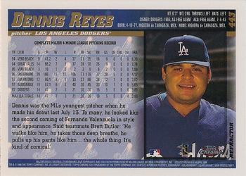 1998 Topps Chrome - Refractors #443 Dennis Reyes Back