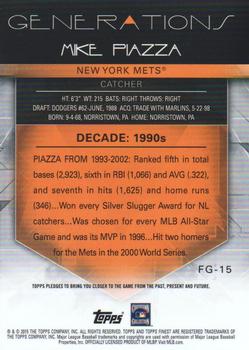 2015 Finest - Generations #FG-15 Mike Piazza Back
