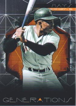 2015 Finest - Generations #FG-41 Willie Mays Front